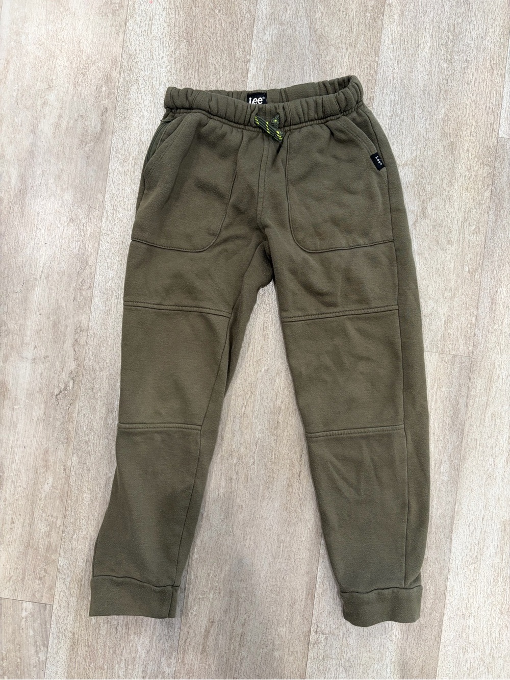 Lee Kids Olive Fleece Joggers with Drawstring